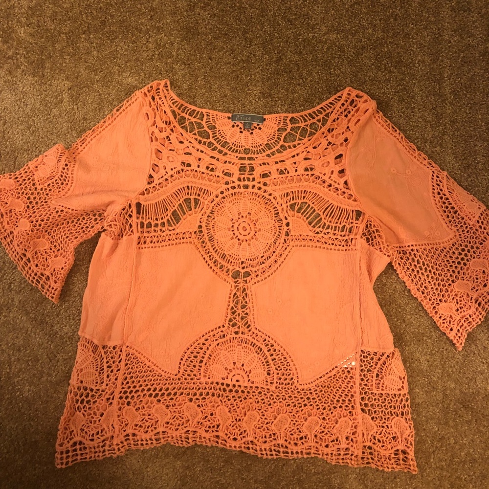 Pink Crochet Top